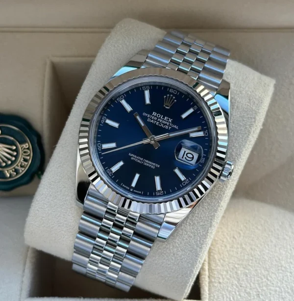 Rolex Datejust Steel Blue Dial Jubilee (2022) – Bild 3